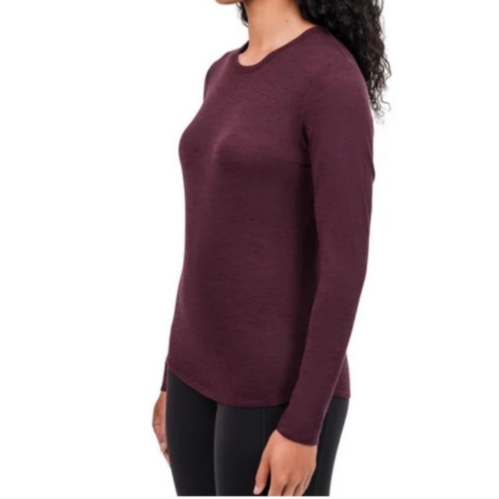 SEG’MENTS LADIES MERINO WOOL LONG SLEEVE BASE LAYER TOP - Picture 2 of 10